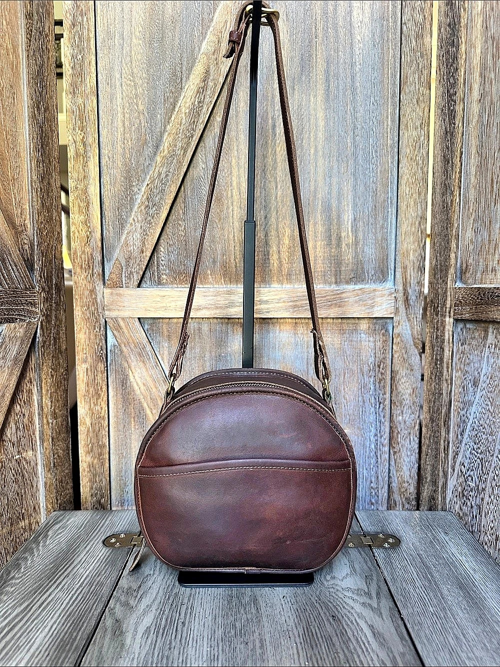 Coach Vintage Canteen Shoulder Bag Deep Mahogany Espresso RARE Hard to Find